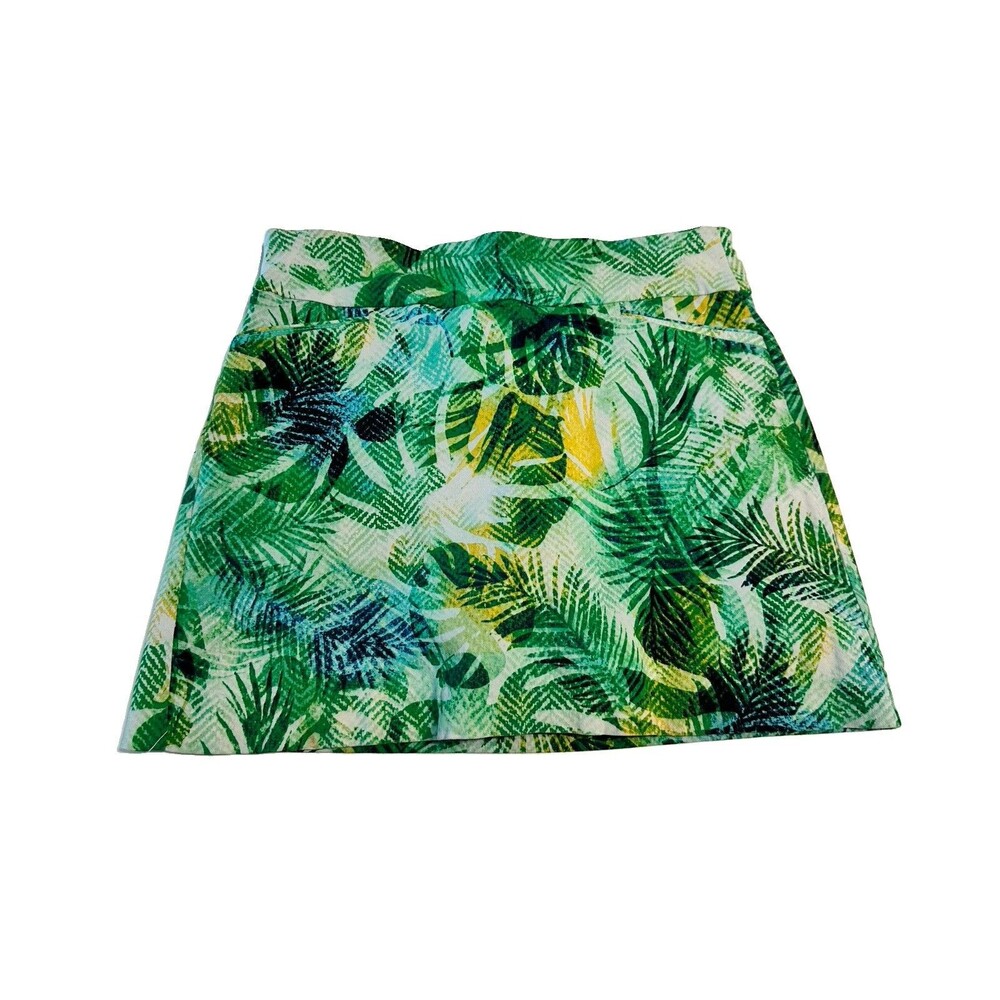 attyre Woman Sz 4Tennis Golf Pickleball skort stretch Pull On Tropical
